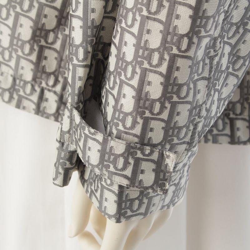 Christian Dior Oblique Parka Jacket 327c25a2970 Gray XS