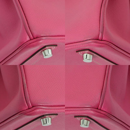 Hermes Candy Birkin 25 Epson Rose Tyrian Tosca Silver-hardware O Stamp