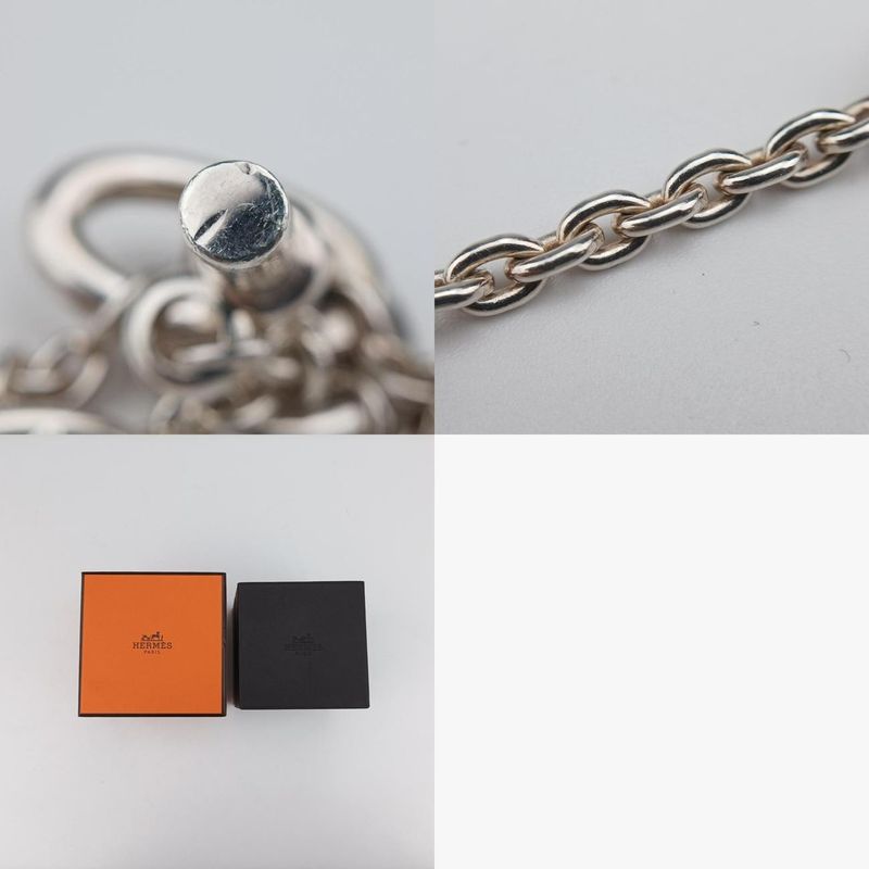 Hermes Farandole Chaine D'ancre Argente Silver Ag925 23ab578368