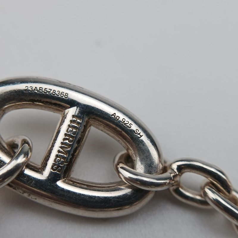 Hermes Farandole Chaine D'ancre Argente Silver Ag925 23ab578368