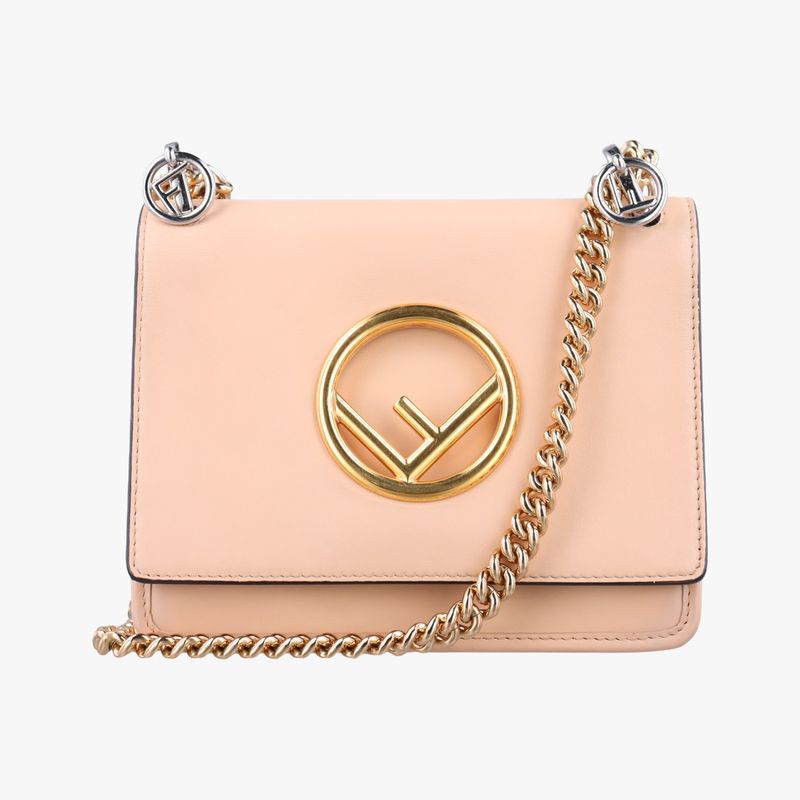 Fendi Kanaif Beige Leather 8bh286 8bh286-2ih 188-10429