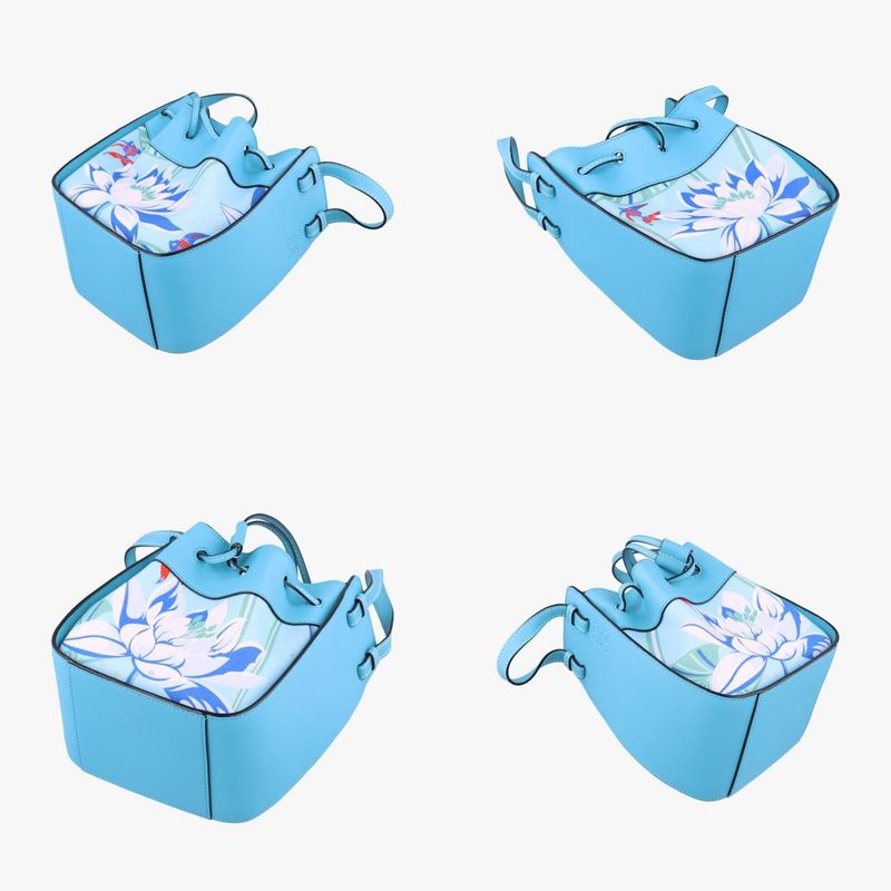 Loewe Hammock Blue X Multicolor Leather X Canvas