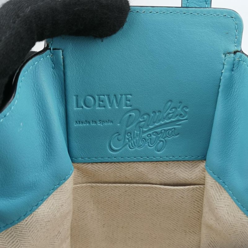 Loewe Hammock Blue X Multicolor Leather X Canvas