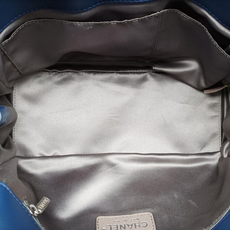 Chanel Chain Flap Black Patent A46823