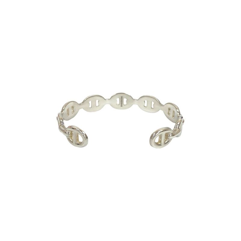 Hermes Enchene Bangle Silver 925 Bracelet Accessories Small Items