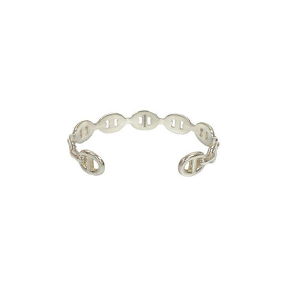 Hermes Enchene Bangle Silver 925 Bracelet Accessories Small Items