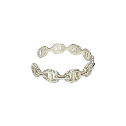 Hermes Enchene Bangle Silver 925 Bracelet Accessories Small Items