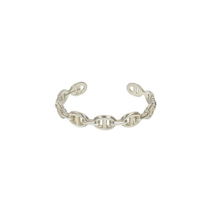 Hermes Enchene Bangle Silver 925 Bracelet Accessories Small Items