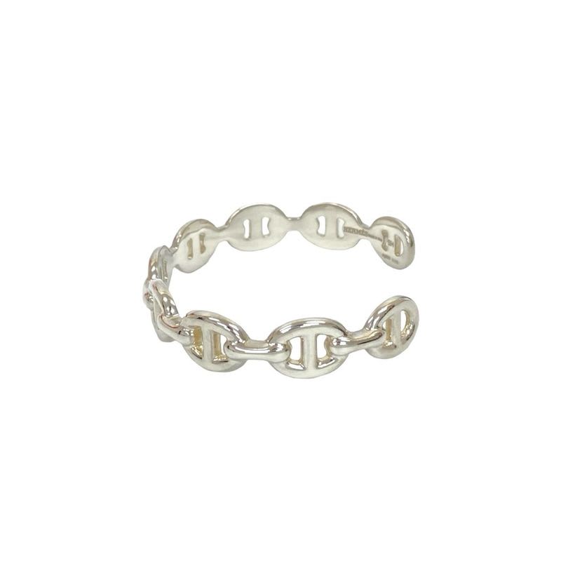 Hermes Enchene Bangle Silver 925 Bracelet Accessories Small Items