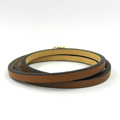Loewe Anagram Twist Bangle M Cuff Tan X Gold J920240x17 Accessory