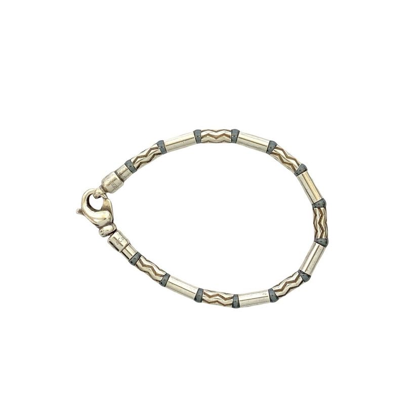 Tiffany & Co Aztec Zigzag Silver 925 Bracelet Bangle