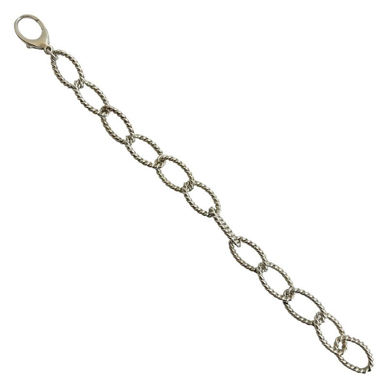 Tiffany & Co Twisted Circle Bracelet Silver 925 Chain