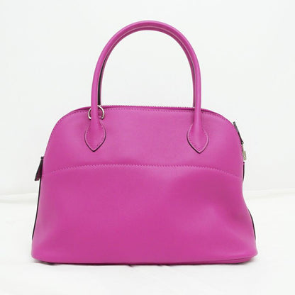 Hermes Bolide 27 Shoulder Bag Hand Rose Purple Swift A Stamp Manufacture