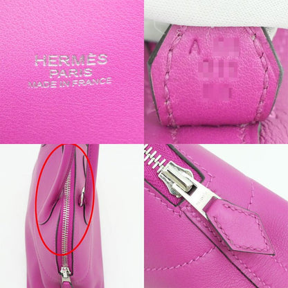 Hermes Bolide 27 Shoulder Bag Hand Rose Purple Swift A Stamp Manufacture