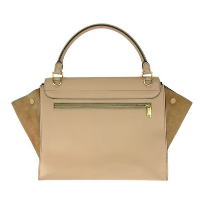 Celine Trapeze Salmon Pink Gold Hardware Leather Shoulder Bag Handbag 2way