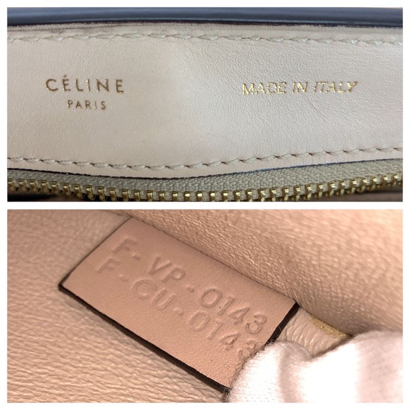 Celine Trapeze Salmon Pink Gold Hardware Leather Shoulder Bag Handbag 2way