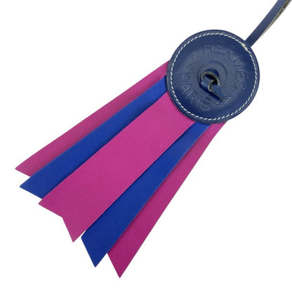 Hermes Paddock Flot Navy Purple Agnomiro Key Holder Bag Charm Women's 506201