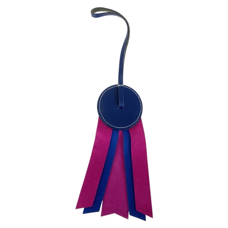 Hermes Paddock Flot Navy Purple Agnomiro Key Holder Bag Charm Women's 506201