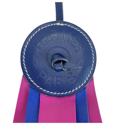 Hermes Paddock Flot Navy Purple Agnomiro Key Holder Bag Charm Women's 506201