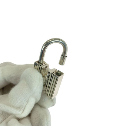 Hermes Touareg Silver Sv925 Silver Cadena Key Holder Charm Unisex Ladies 506216