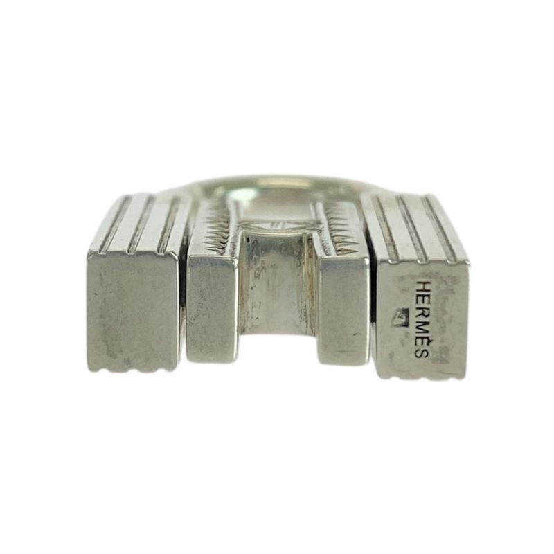 Hermes Touareg Silver Sv925 Silver Cadena Key Holder Charm Unisex Ladies 506216