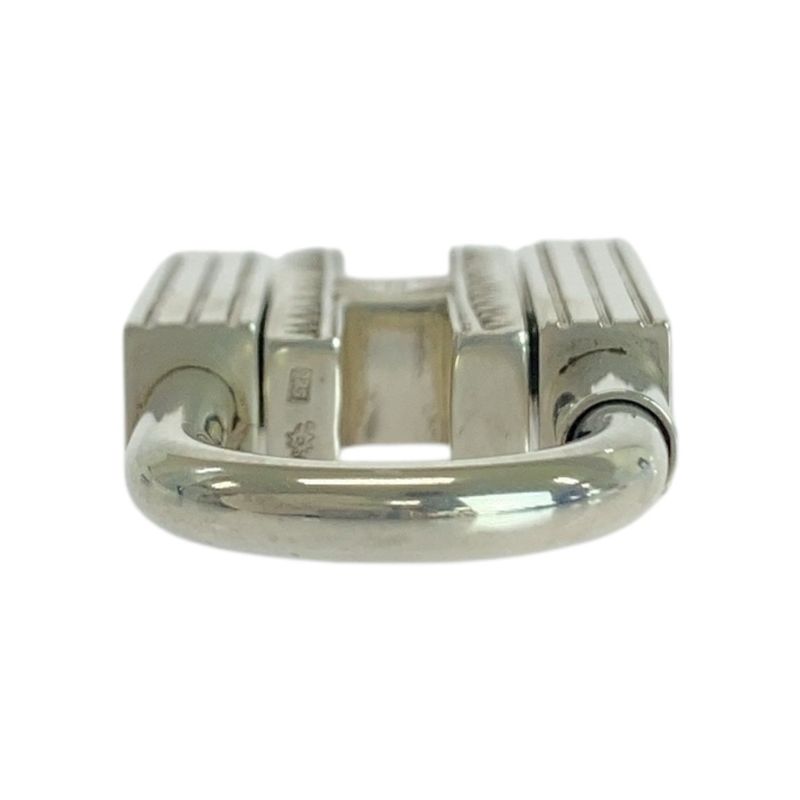 Hermes Touareg Silver Sv925 Silver Cadena Key Holder Charm Unisex Ladies 506216