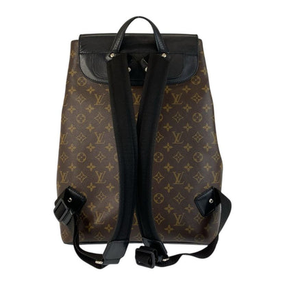 Louis Vuitton Monogram Macassar Parc Brown Black Silver Hardware PVC Leather