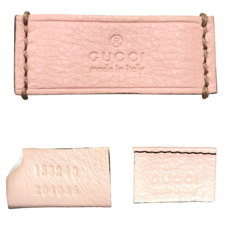 Gucci GG Pattern Brown Pink GG Canvas 153240 Boston Bag Unisex Ladies 506662