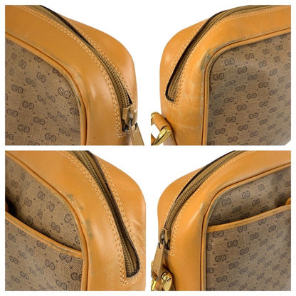 Gucci Vintage Micro GG Sherry Line Beige 001 23 4073 Shoulder Bag Pochette