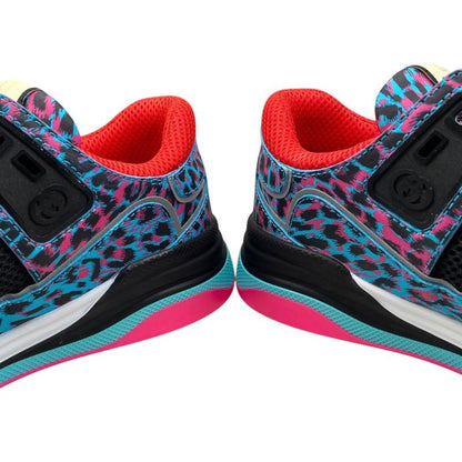 Gucci Sneakers Ultra Space 630331 9 Sizes Logo Leopard Print Multicolor Blue