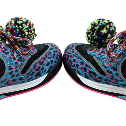 Gucci Sneakers Ultra Space 630331 9 Sizes Logo Leopard Print Multicolor Blue