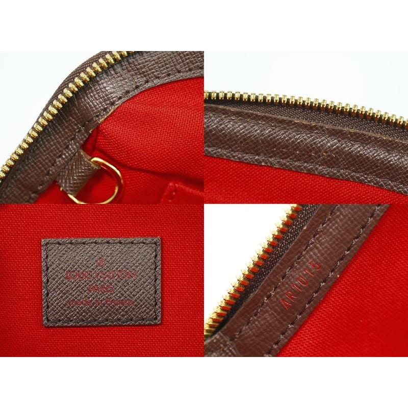 Louis Vuitton Belem MM Damier Ebene Handbag Brown Bag