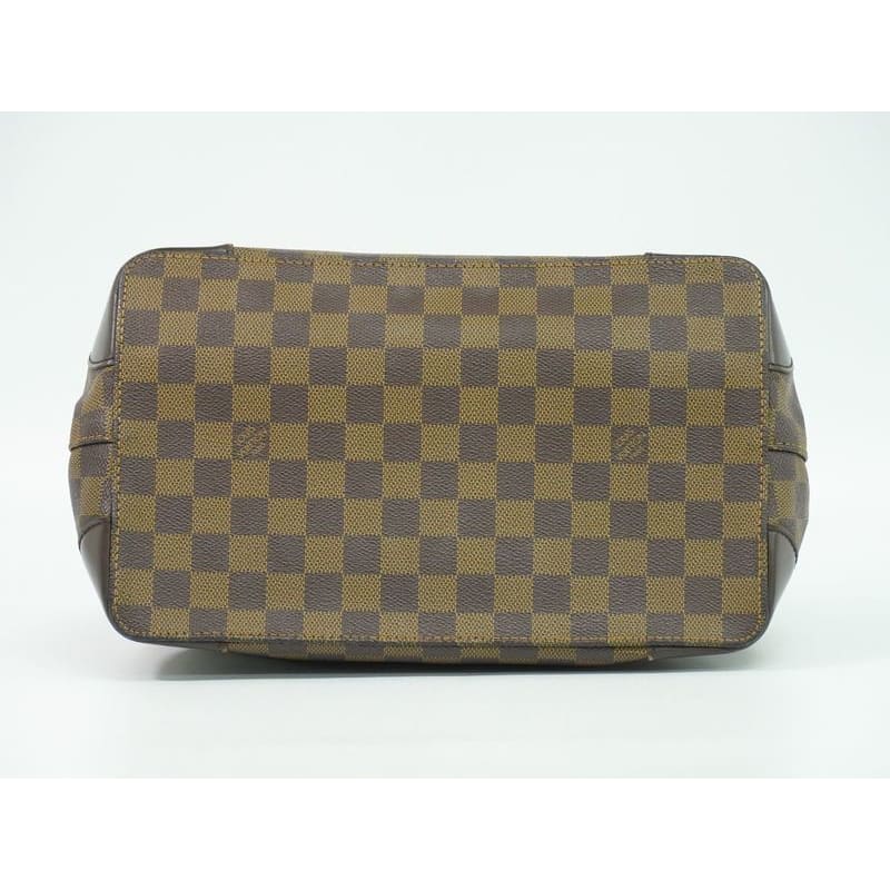 Louis Vuitton Hampstead PM Damier Ebene Tote Bag Handbag Brown