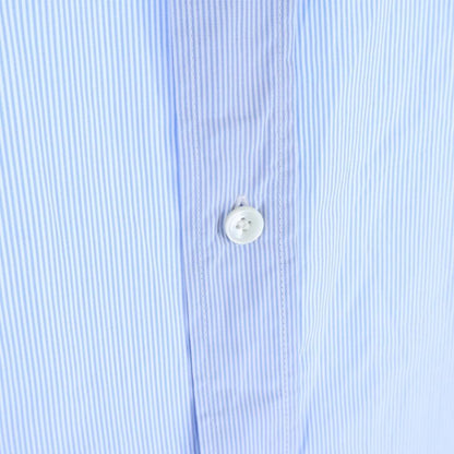 Celine Cotton Striped Long Sleeve Shirt Blue 0fc5940s