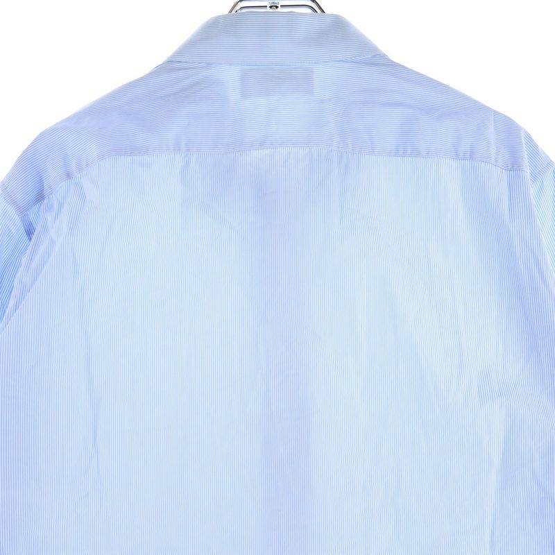 Celine Cotton Striped Long Sleeve Shirt Blue 0fc5940s