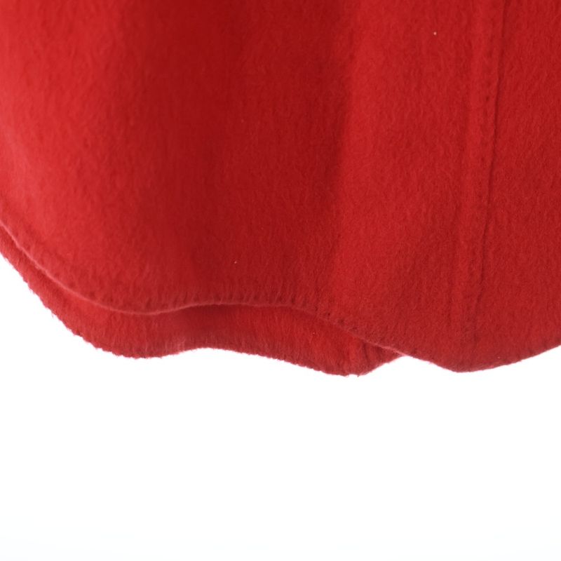 Louis Vuitton Cashmere Long Skirt Women's Red