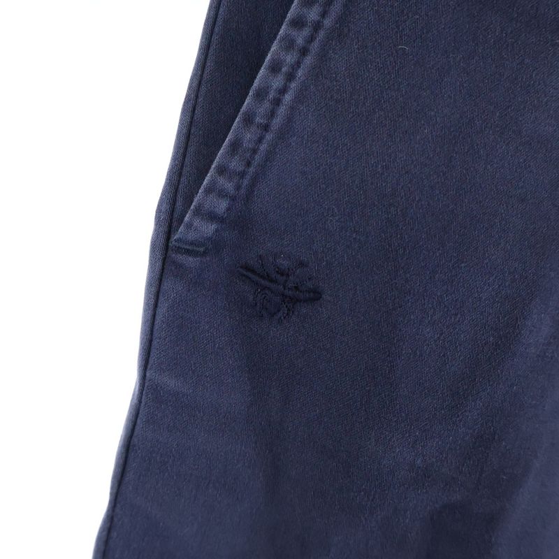 DIOR 17AW Bee Embroidery Straight Pants Navy 763c163b3865