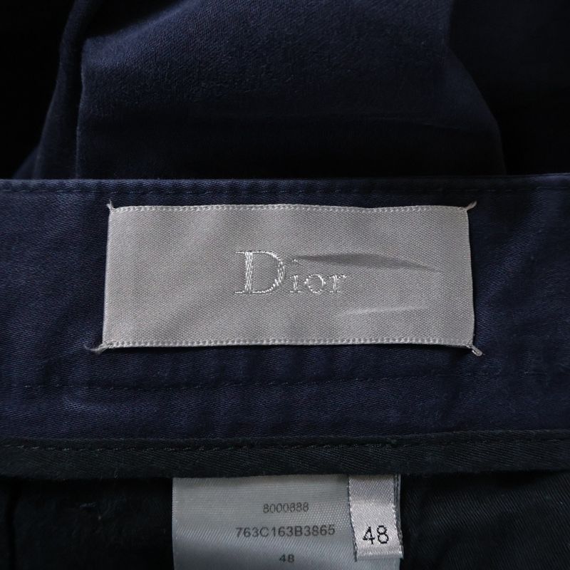 DIOR 17AW Bee Embroidery Straight Pants Navy 763c163b3865