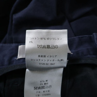 DIOR 17AW Bee Embroidery Straight Pants Navy 763c163b3865