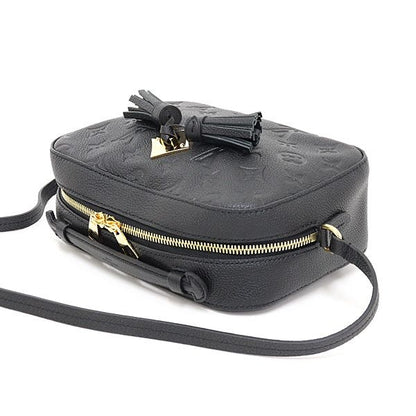 Louis Vuitton Saintonge Monogram Empreinte Leather Black Shoulder Bag