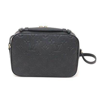 Louis Vuitton Saintonge Monogram Empreinte Leather Black Shoulder Bag