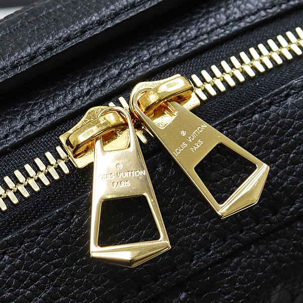 Louis Vuitton Saintonge Monogram Empreinte Leather Black Shoulder Bag