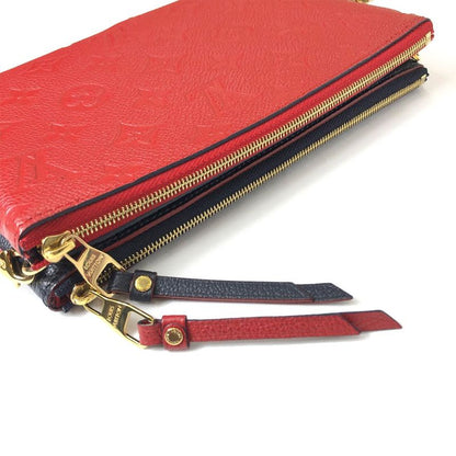 Louis Vuitton Pochette Double Zip Monogram Empreinte Shoulder Bag Leather Marie