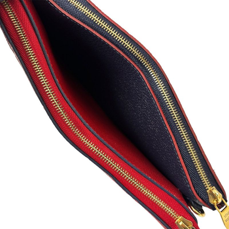Louis Vuitton Pochette Double Zip Monogram Empreinte Shoulder Bag Leather Marie