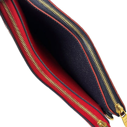 Louis Vuitton Pochette Double Zip Monogram Empreinte Shoulder Bag Leather Marie