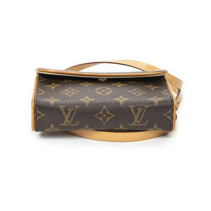 Louis Vuittonpochette Florentine Brown Monogram Canvas AB