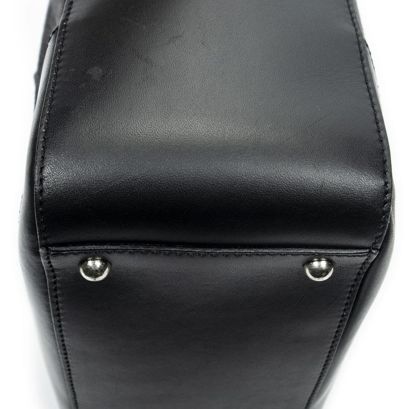 Celine Vintage Fold Top Tote Black C Macadam Canvas