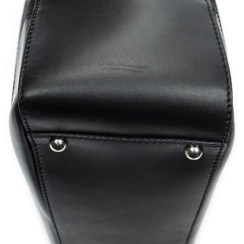 Celine Vintage Fold Top Tote Black C Macadam Canvas