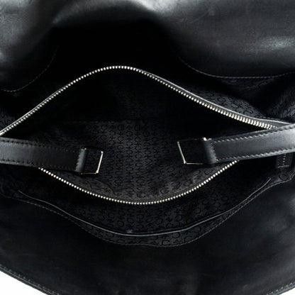 Celine Vintage Fold Top Tote Black C Macadam Canvas