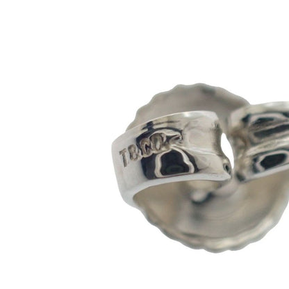 Tiffany & Co Open Heart Earrings Silver 925 Women's